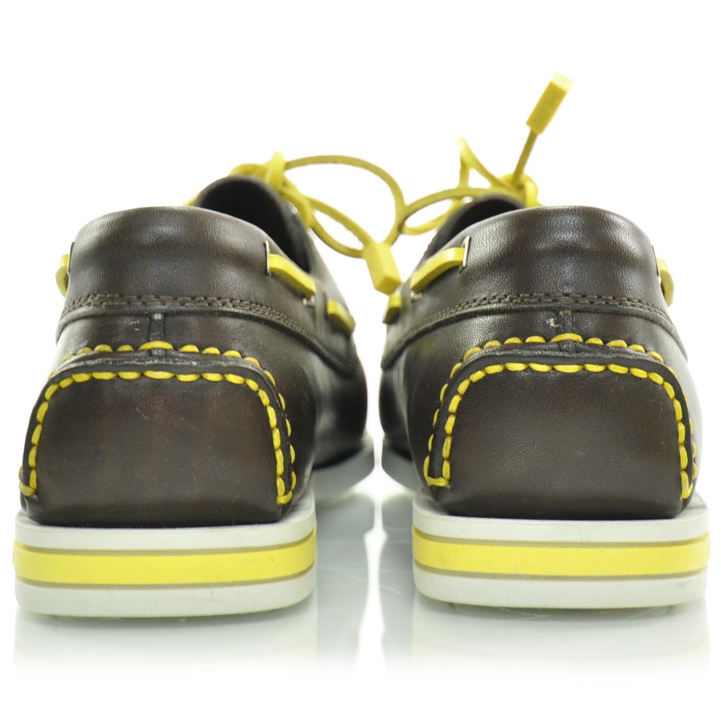 Mens Leather LV Cup Loafers Brown