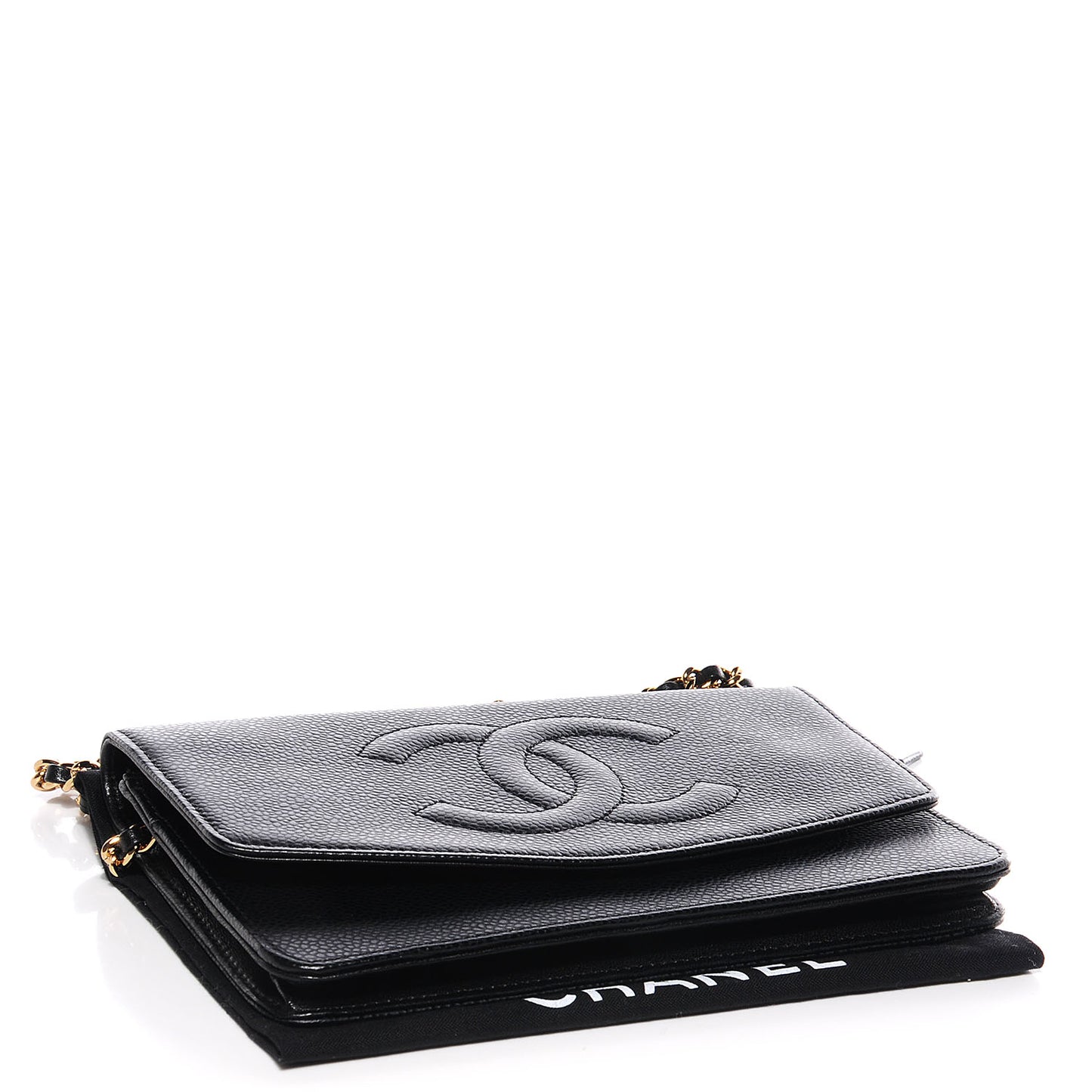 Caviar Timeless CC Wallet on Chain WOC Black