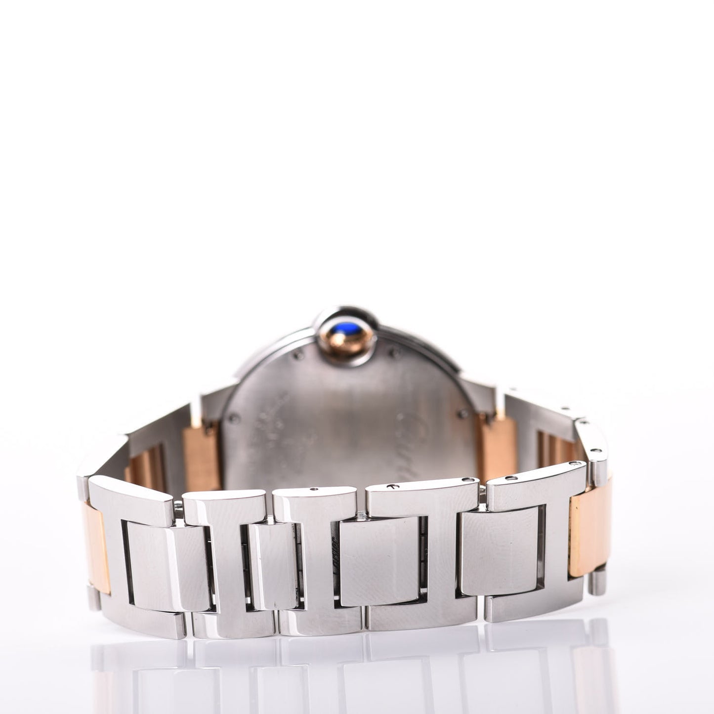 Stainless Steel 18K Pink Gold Diamond 36mm Ballon Bleu De Automatic Watch