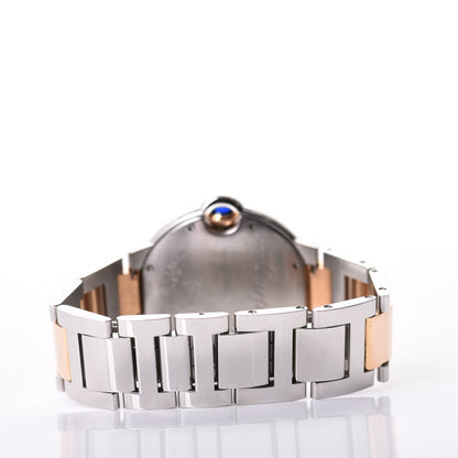 Cartier Stainless Steel 18K Pink Gold Diamond 36mm Ballon Bleu De Automatic Watch 3 of 7