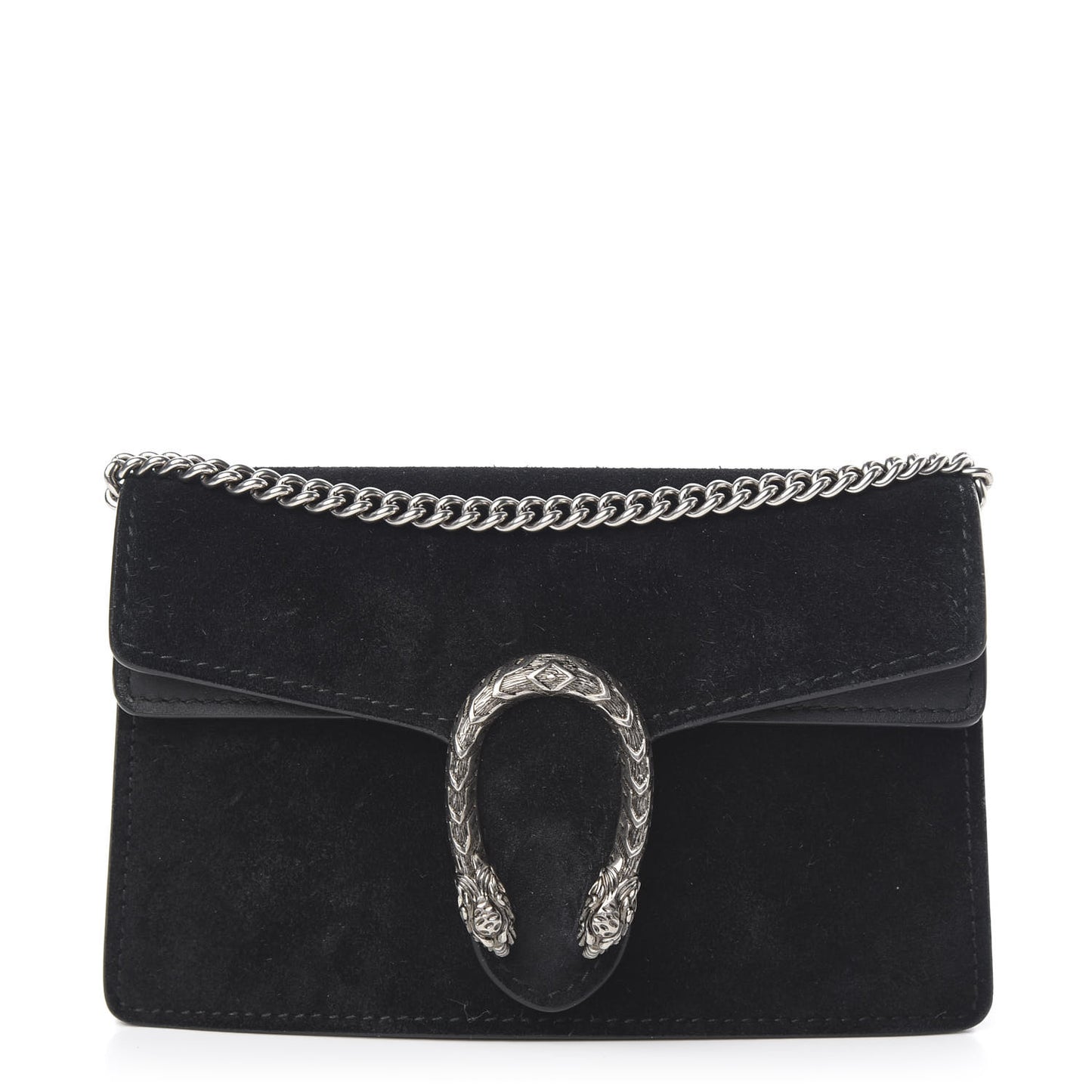 Velvet Super Mini Dionysus Shoulder Bag Black