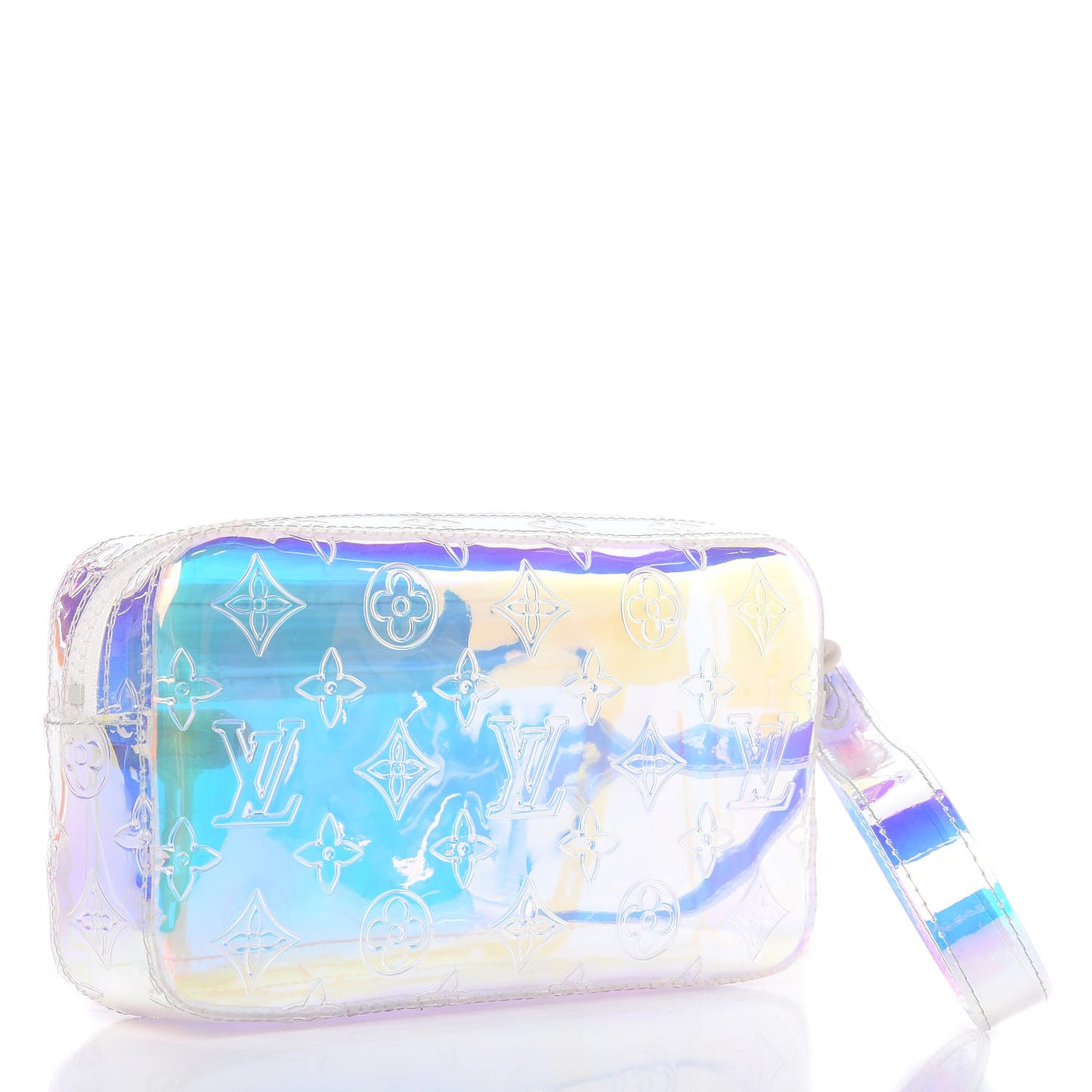 PVC Monogram Pochette Volga Iridescent Prism