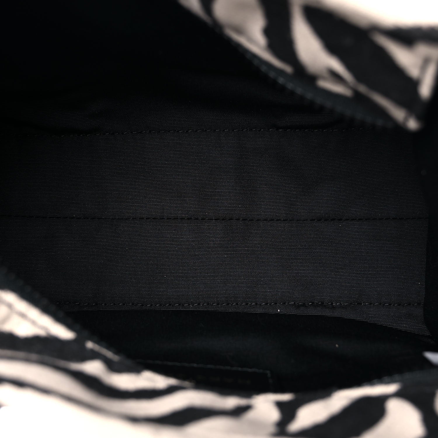 Marc Jacobs Cotton Canvas Zebra Tiger Print Mini The Traveler Tote Bag 5 of 12