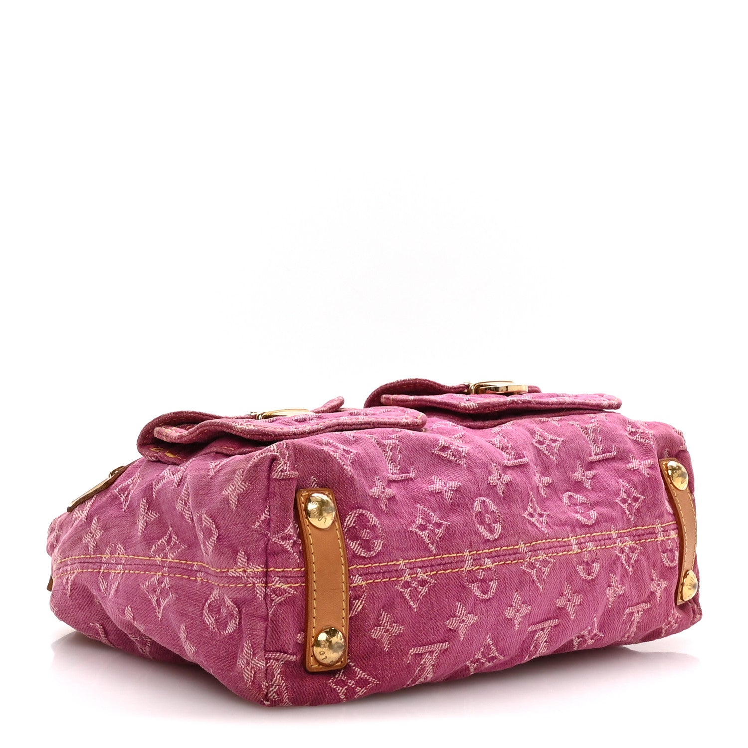 Louis Vuitton Denim Baggy PM Fuchsia 3 of 8
