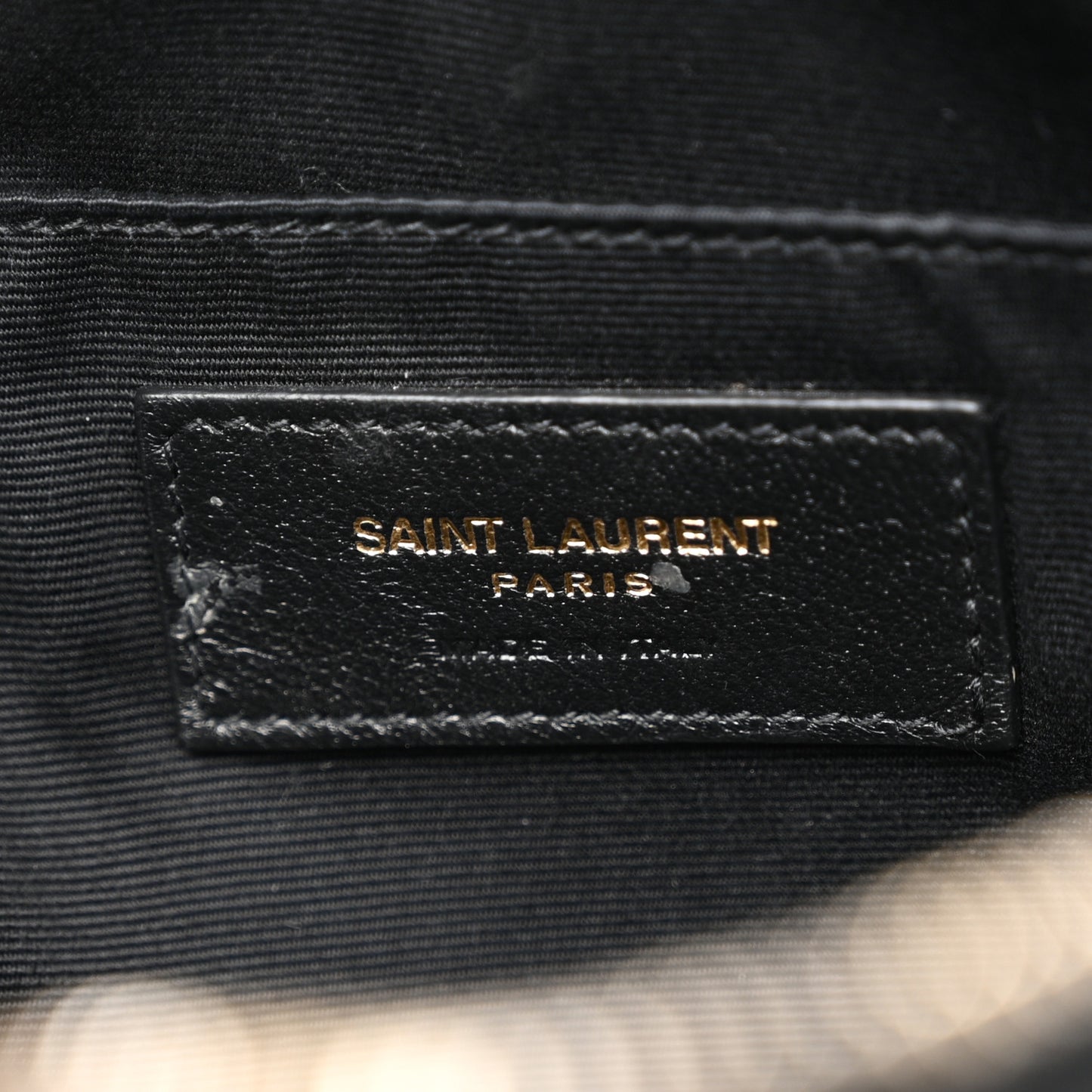 Calfskin Matelasse Monogram Lou Camera Bag Black