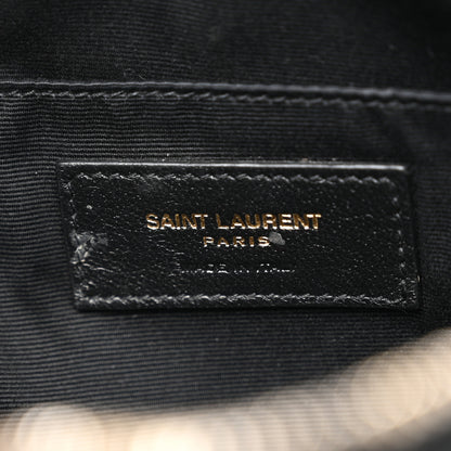 Saint Laurent Calfskin Matelasse Monogram Lou Camera Bag Black 7 of 10