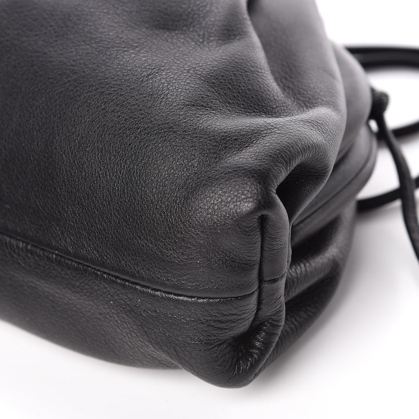 Butter Calfskin The Mini Pouch Black