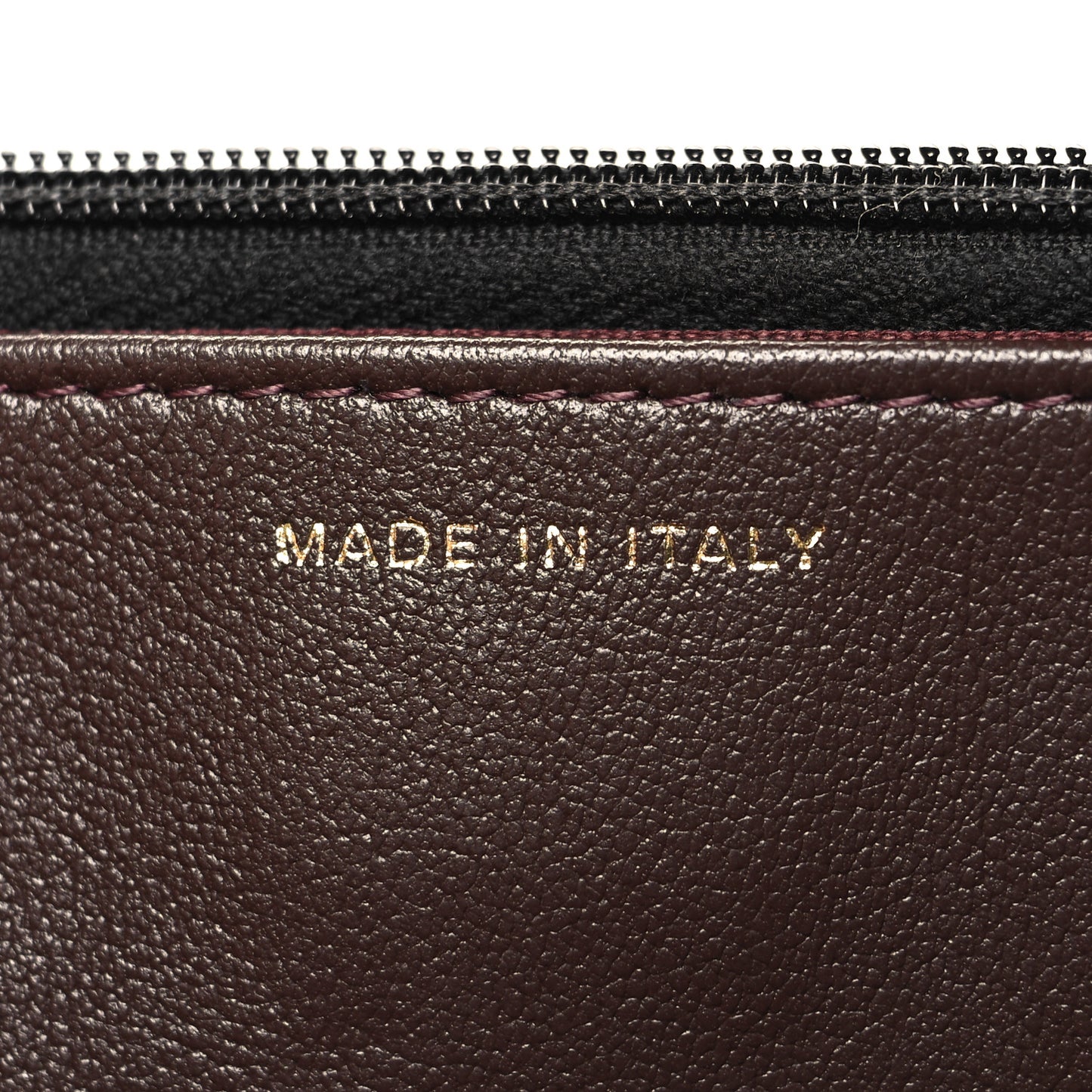 Lambskin Quilted Wallet On Chain WOC Black