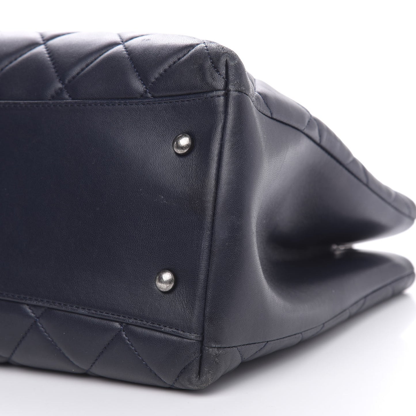 Lambskin Quilted Trendy CC Tote Black