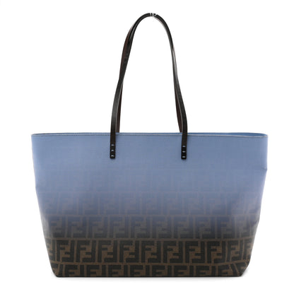 Fendi Zucca Spalmati Ombre Medium Roll Tote Tobacco Nebula 1 of 10