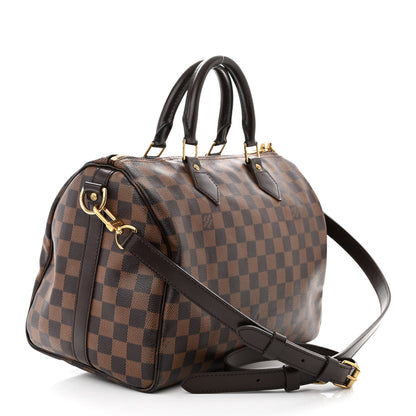 Louis Vuitton Damier Ebene Speedy Bandouliere 30 3 of 12