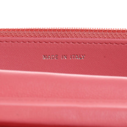 Chanel Lambskin Wallet On Chain WOC Pink 8 of 9