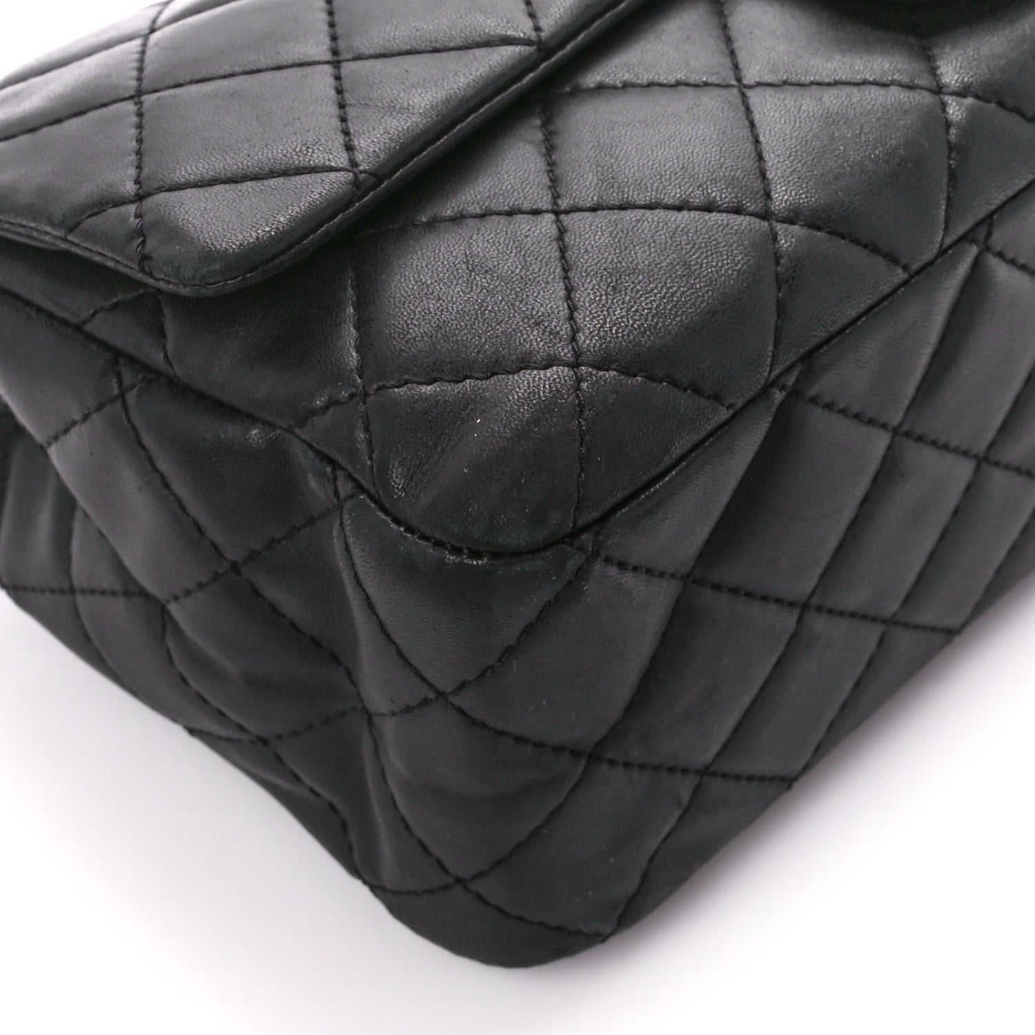 Chanel Lambskin Quilted 2.55 Reissue 227 Flap Black 9 of 10