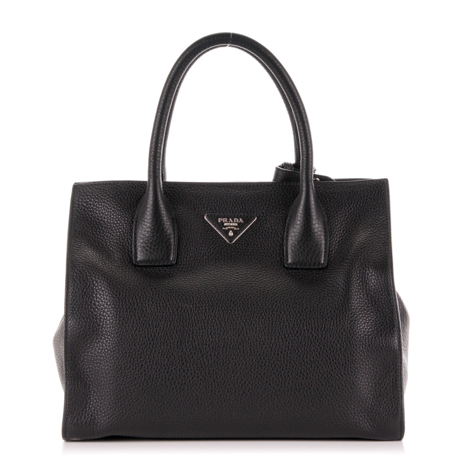 Prada Vitello Daino Tote Nero Black 1 of 9