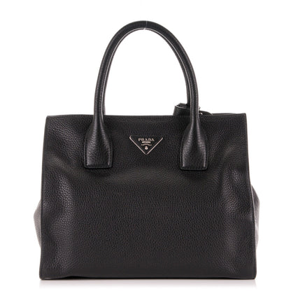 Prada Vitello Daino Tote Nero Black 1 of 9