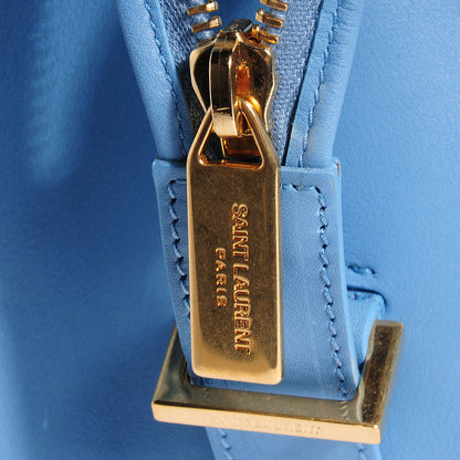 Saint Laurent Calfskin Small Classic Y Cabas Blue Glacier 5 of 10