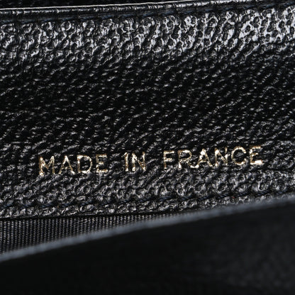 Chanel Goatskin Yen Wallet Black 7 of 8