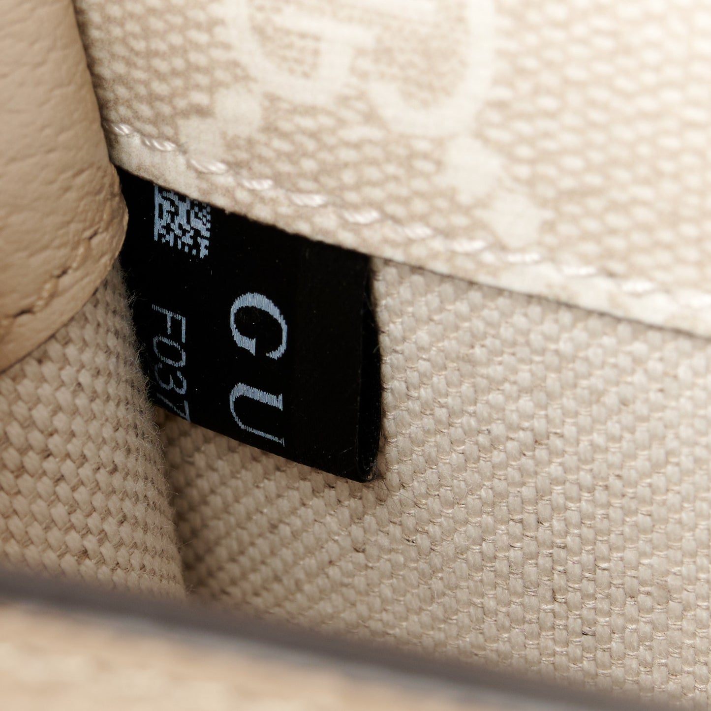 GG Supreme Monogram Textured Dollar Calfskin Mini Retro Interlocking G Flap Shoulder Bag Beige Mystic White Oatmeal