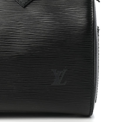 Louis Vuitton Epi Speedy 25 Black 9 of 10