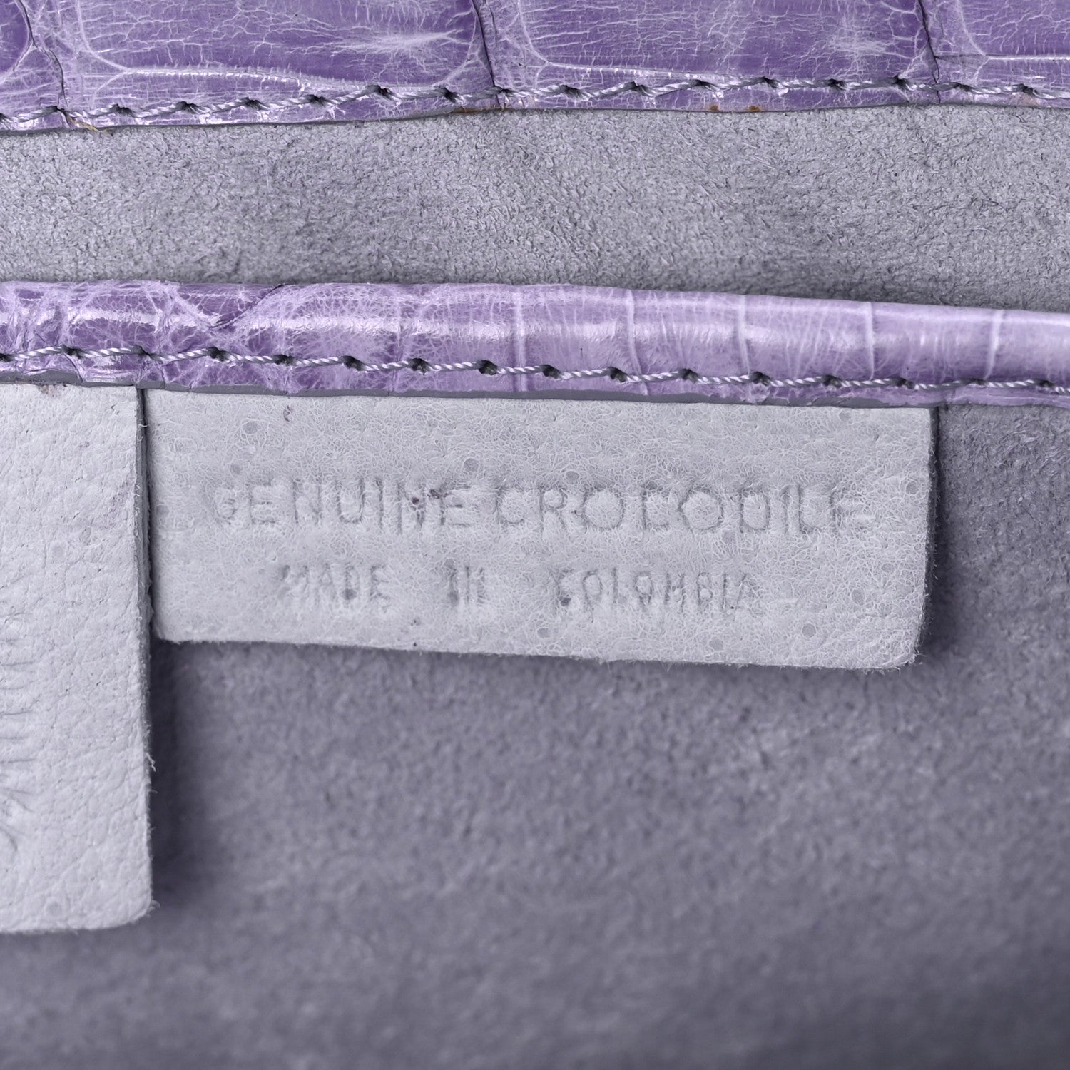 Nancy Gonzalez Crocodile Envelope Clutch Lilac 6 of 9