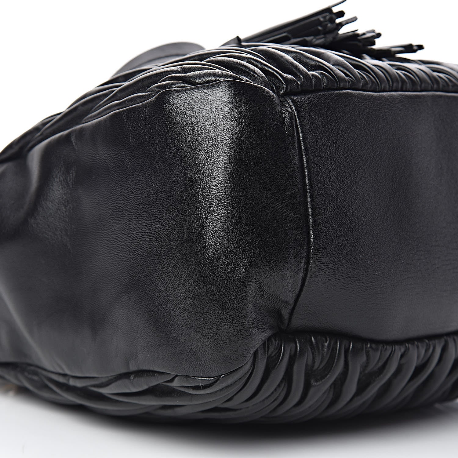 Miu Miu Nappa Matelasse Bucket Bag Black 8 of 9
