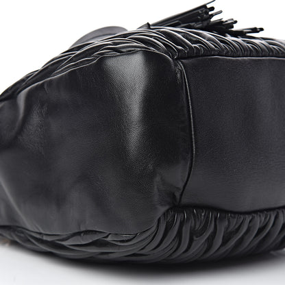 Miu Miu Nappa Matelasse Bucket Bag Black 8 of 9