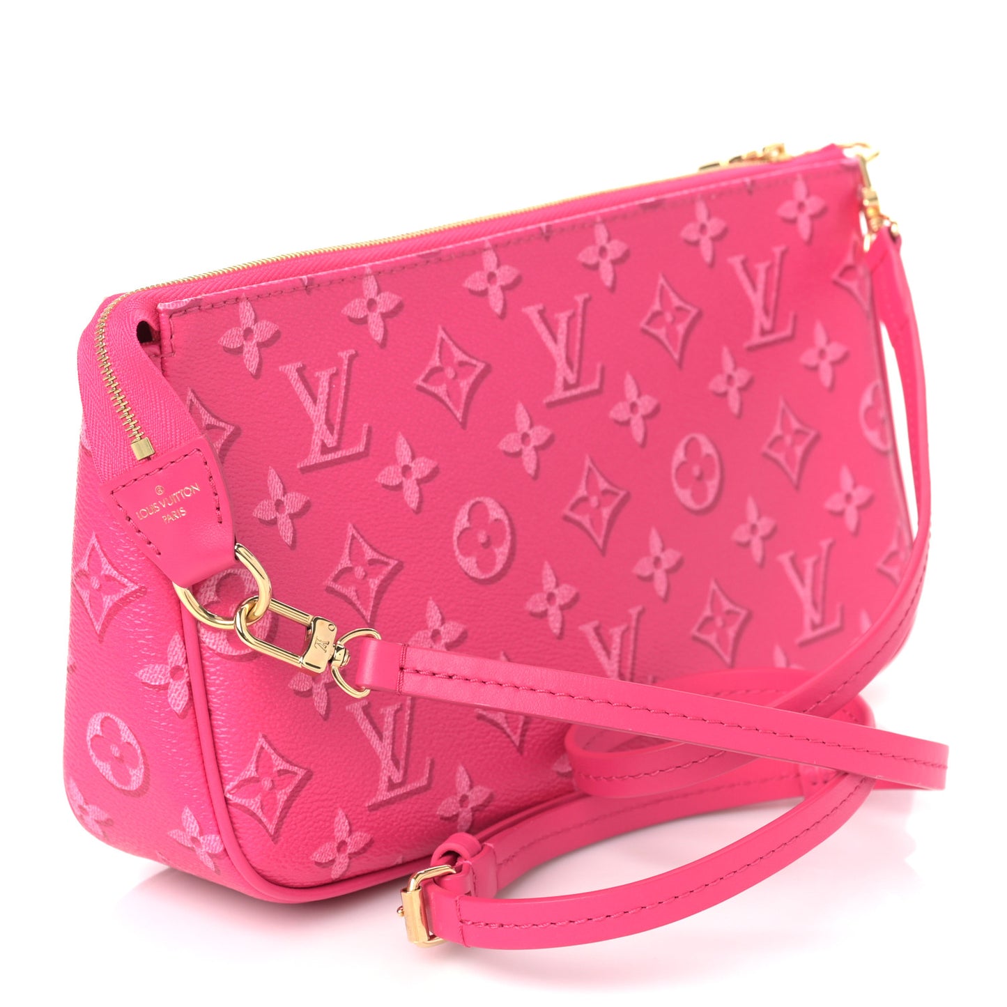 Monogram Fall For You Maxi Multi Pochette Accessories Fuchsia
