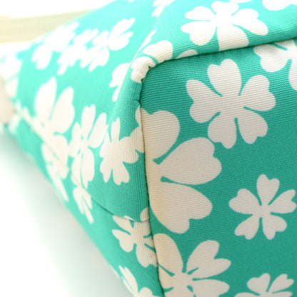 Miu Miu Nylon Magnolia Print Mini Spirit Cire Bag Giada White 12 of 13