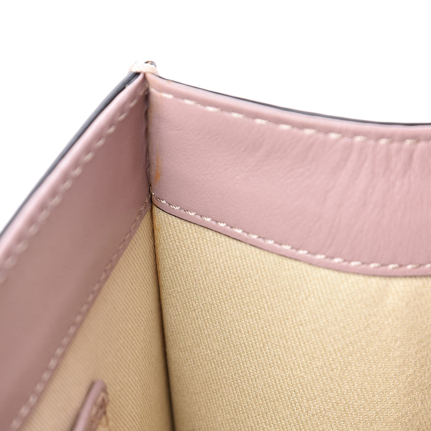 Vitello Medium Glam Lock Rockstud Flap Poudre