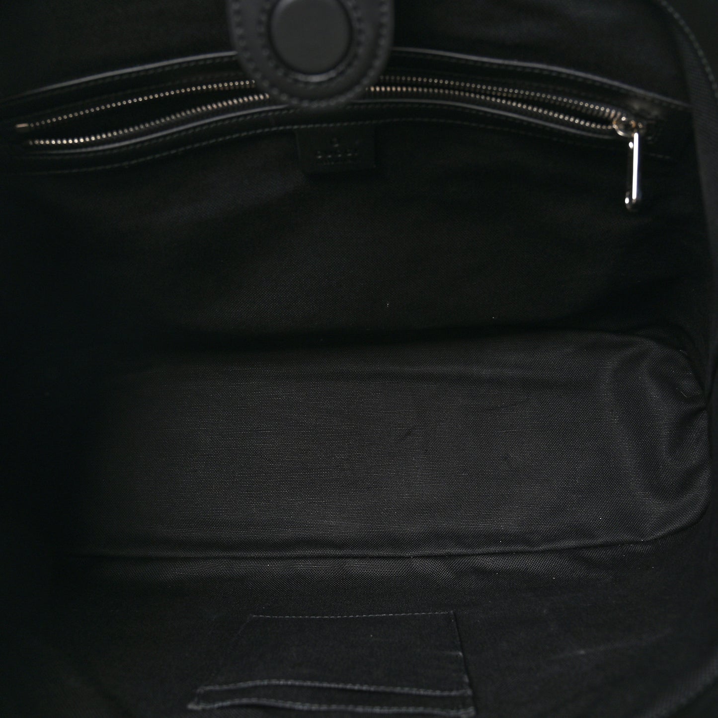 GG Supreme Monogram Web Tote Black Grey