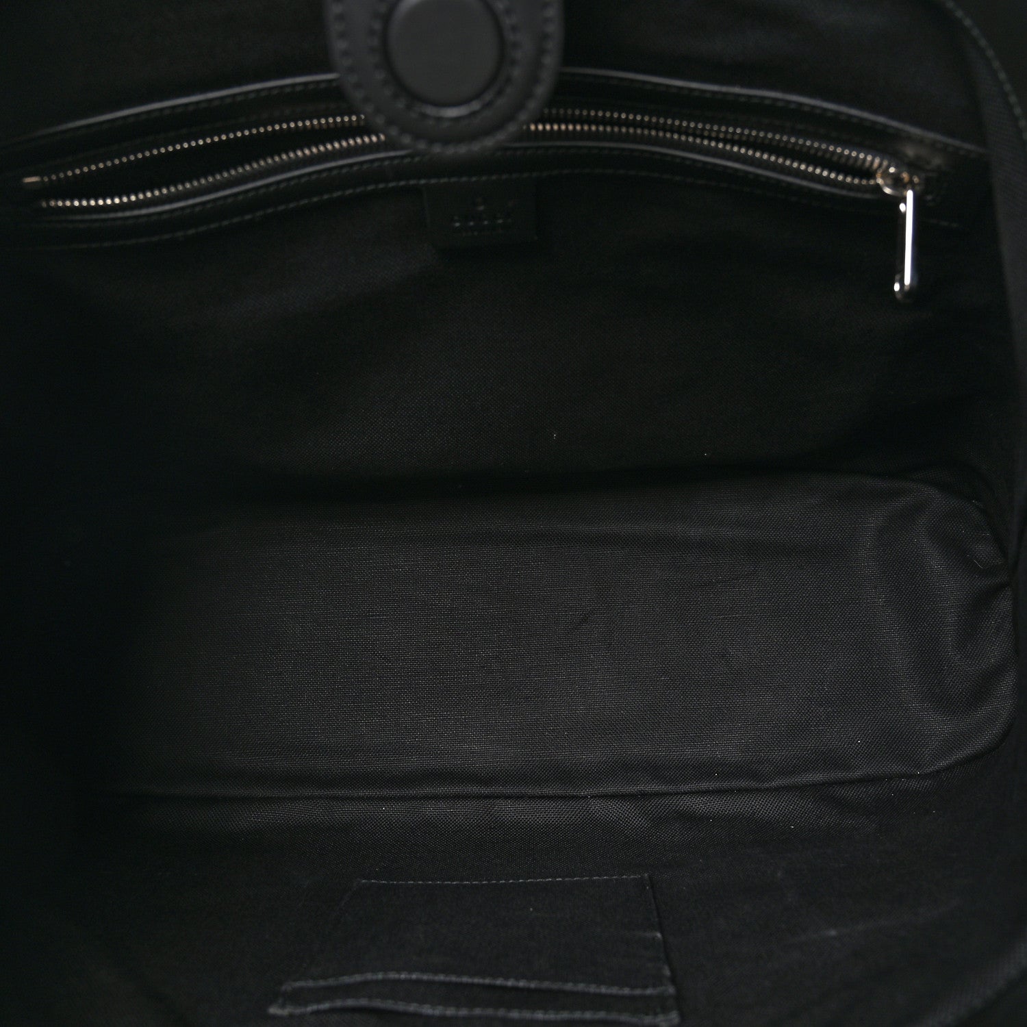 Gucci GG Supreme Monogram Web Tote Black Grey 5 of 9