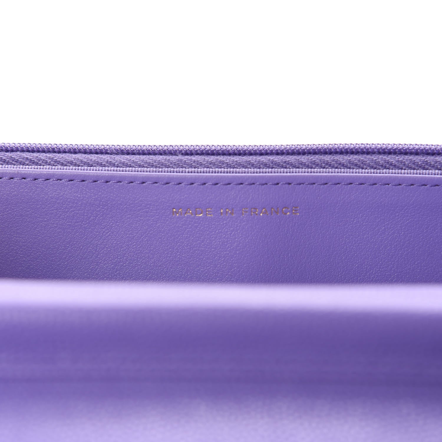 Chanel Caviar Quilted Wallet On Chain WOC Purple 9 of 11