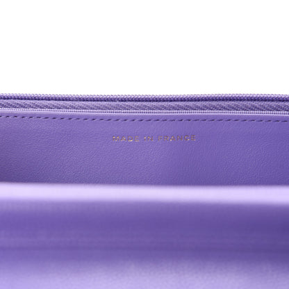 Chanel Caviar Quilted Wallet On Chain WOC Purple 9 of 11