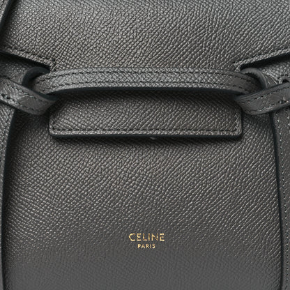 Celine Grained Calfskin Pico Belt Bag Grey 9 of 11
