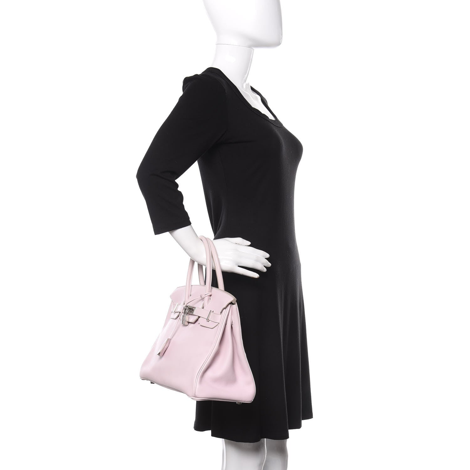 Hermes Swift Birkin 30 Rose Dragee 2 of 12