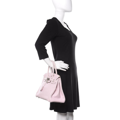 Hermes Swift Birkin 30 Rose Dragee 2 of 12