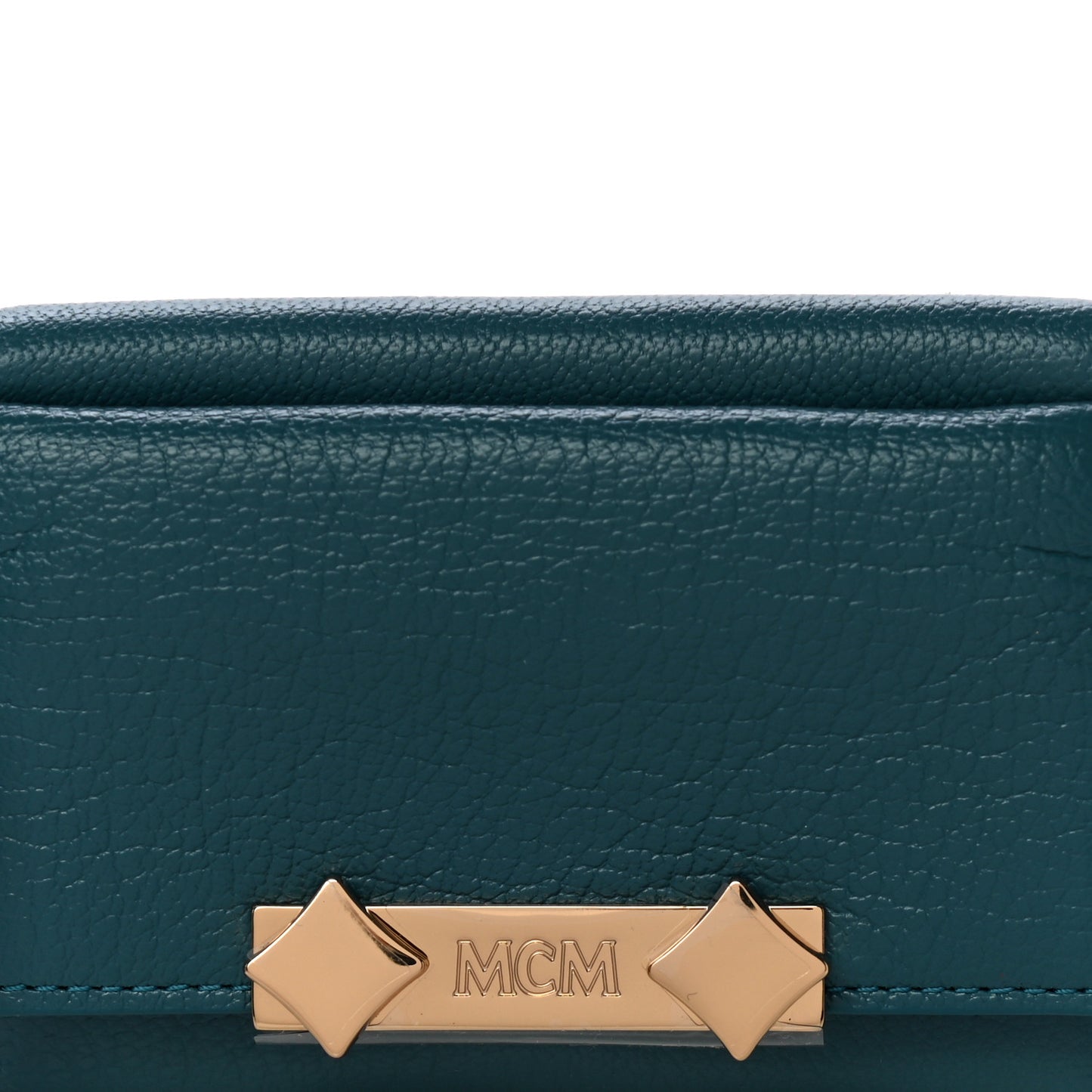 Goatskin Milano Tri-Fold Wallet Blue