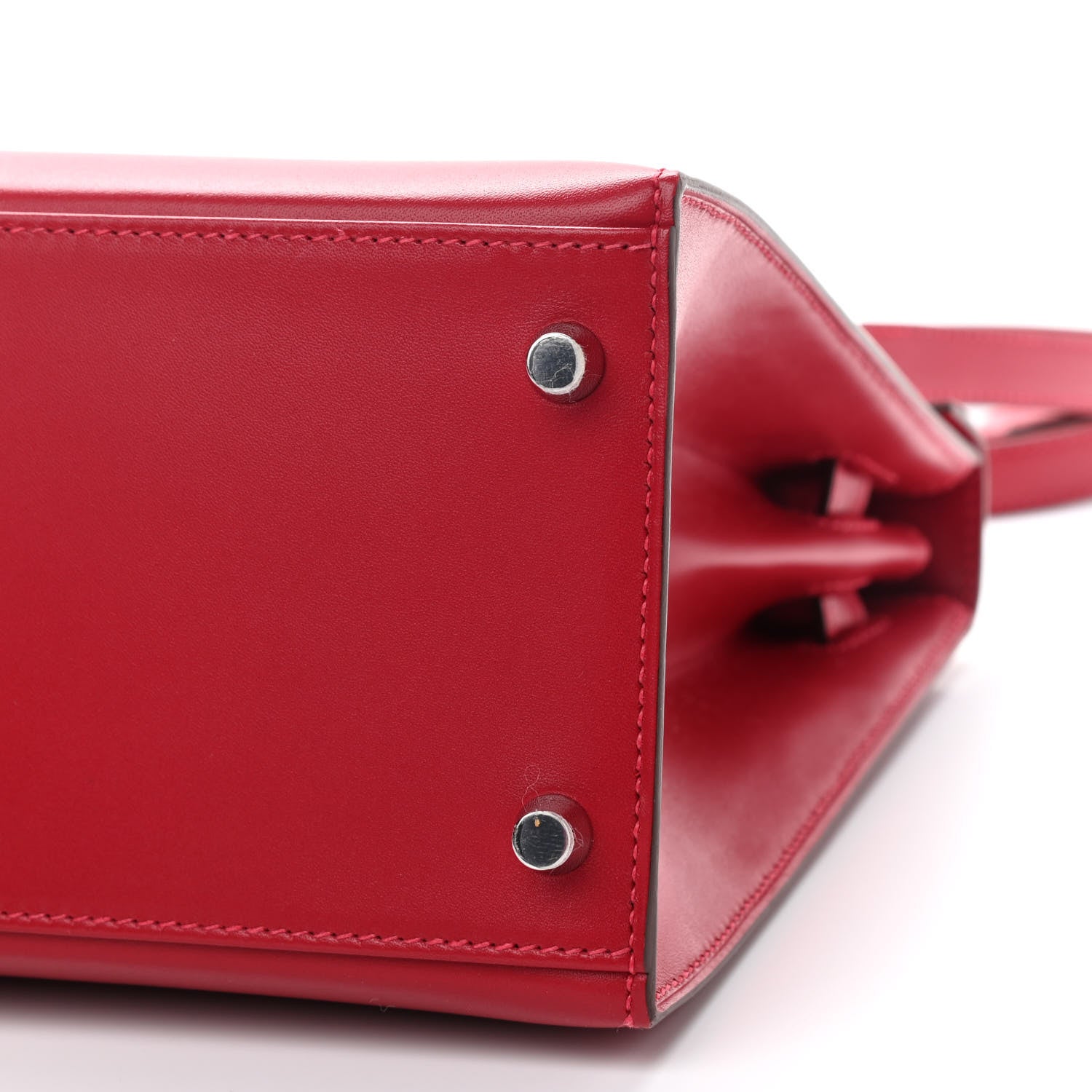 Hermes Tadelakt Kelly Sellier 28 Rouge Vif 9 of 12