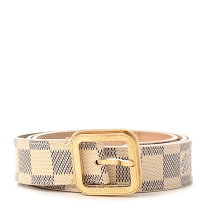 Louis Vuitton Damier Azur 30mm Tresor Belt 90 36 1 of 7