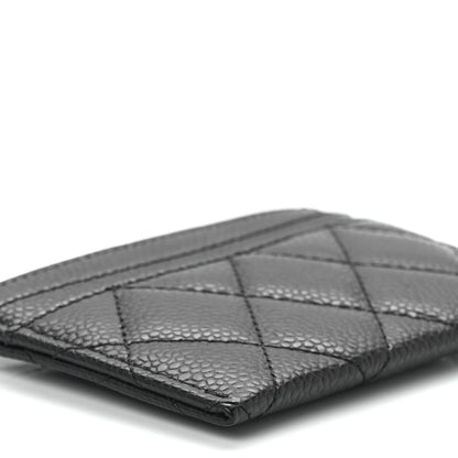 Chanel Caviar Quilted Card Holder Black 11 of 13