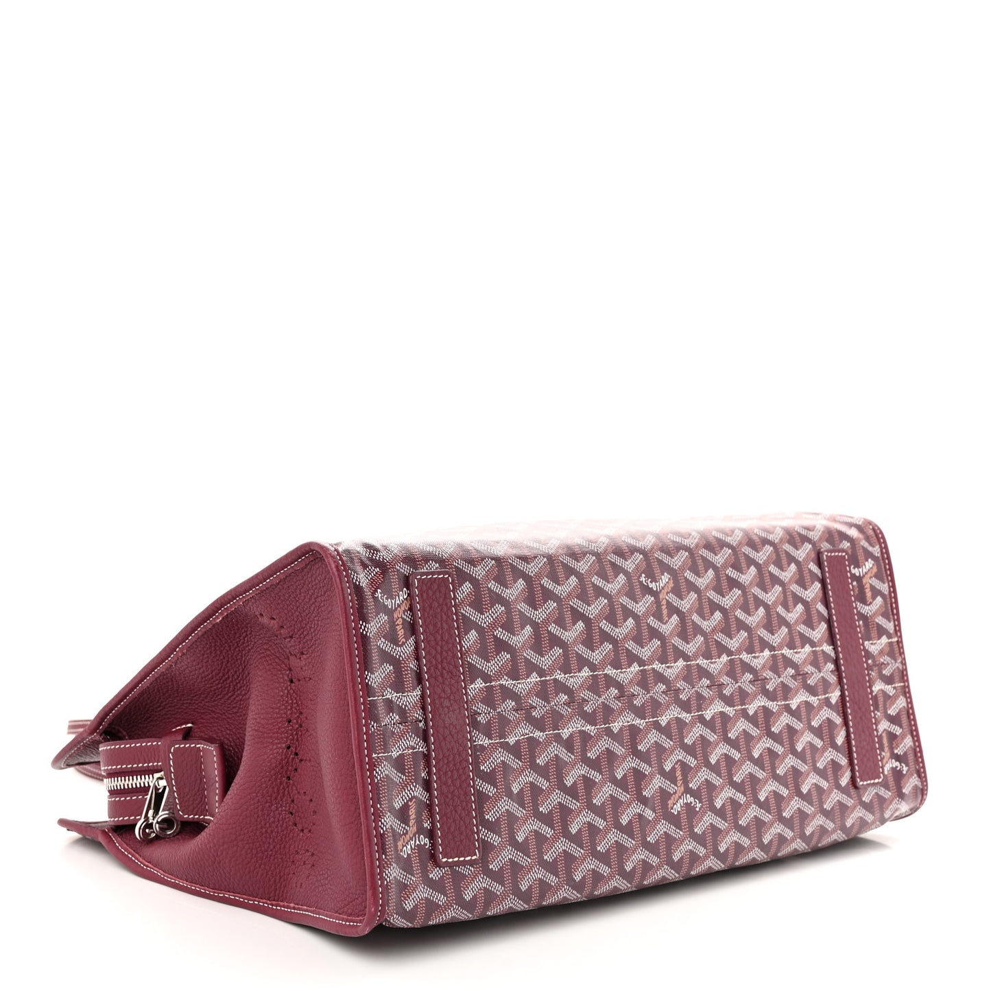 Goyardine Sac Hardy Pet Carrier PM Burgundy