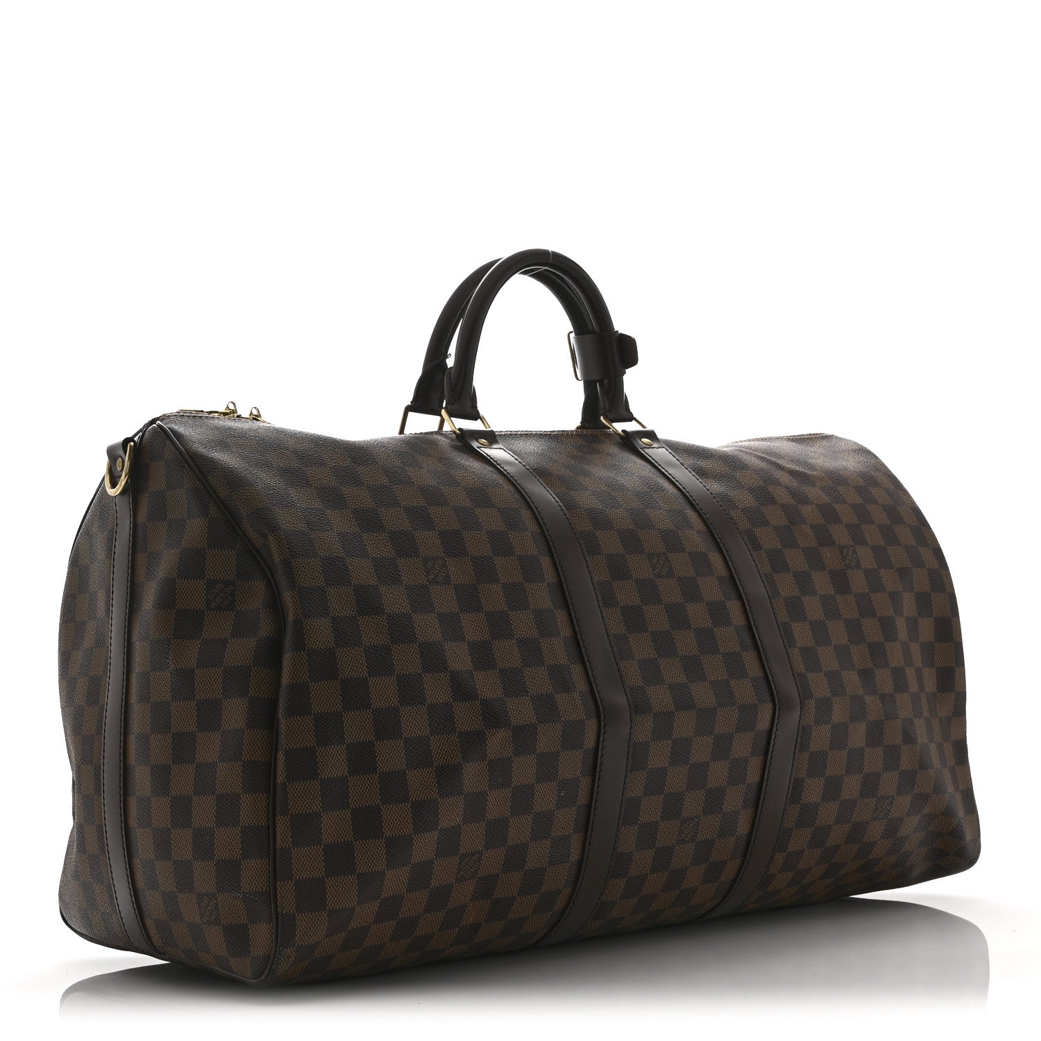 Louis Vuitton Damier Ebene Keepall Bandouliere 55 2 of 9