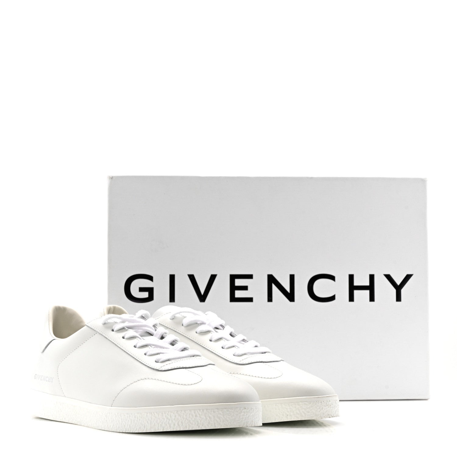 Givenchy Calfskin Logo Debossed Town Sneakers 43 White 10 of 10