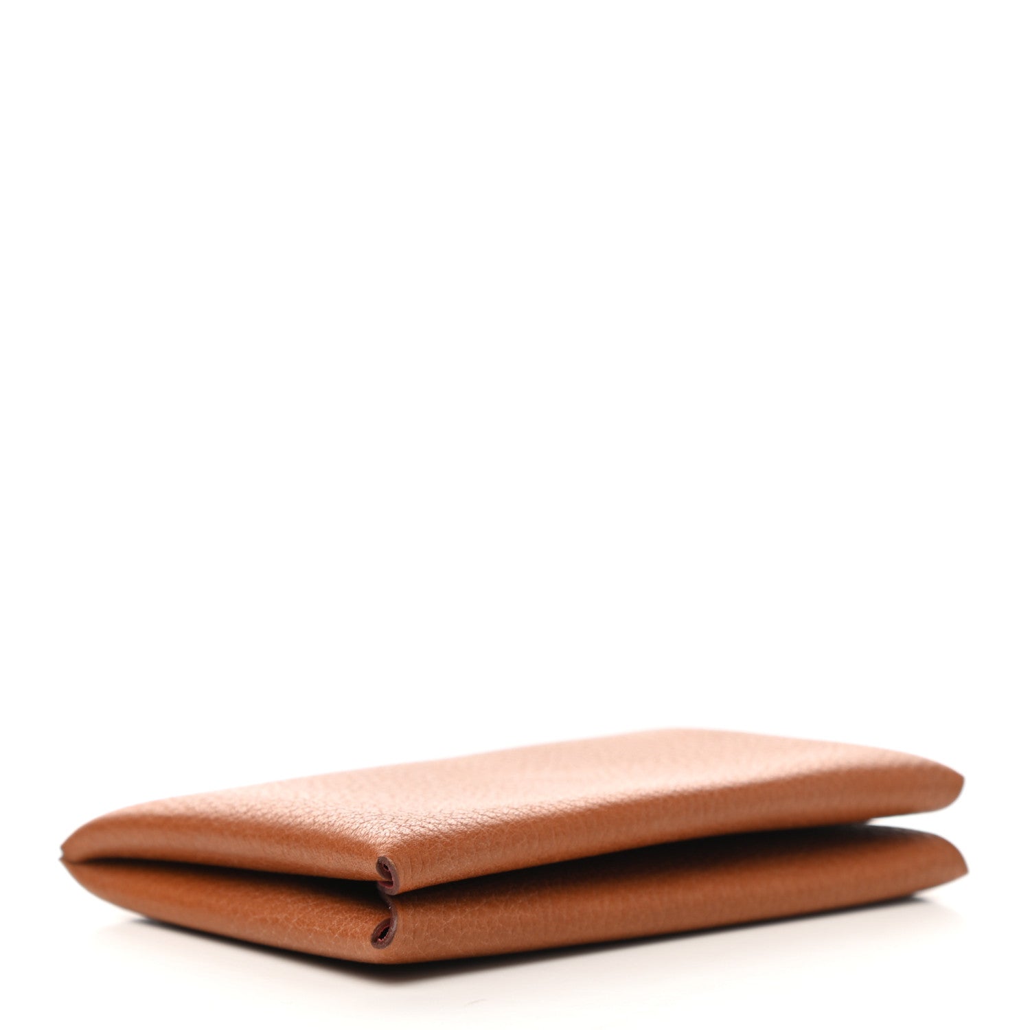 Hermes Evercolor Verso Calvi Card Case Gold Rose Azalee 4 of 7