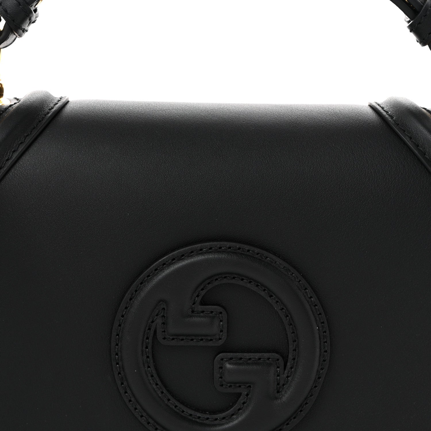 Gucci Roxy Calfskin Medium Blondie Top Handle Bag Black 8 of 10