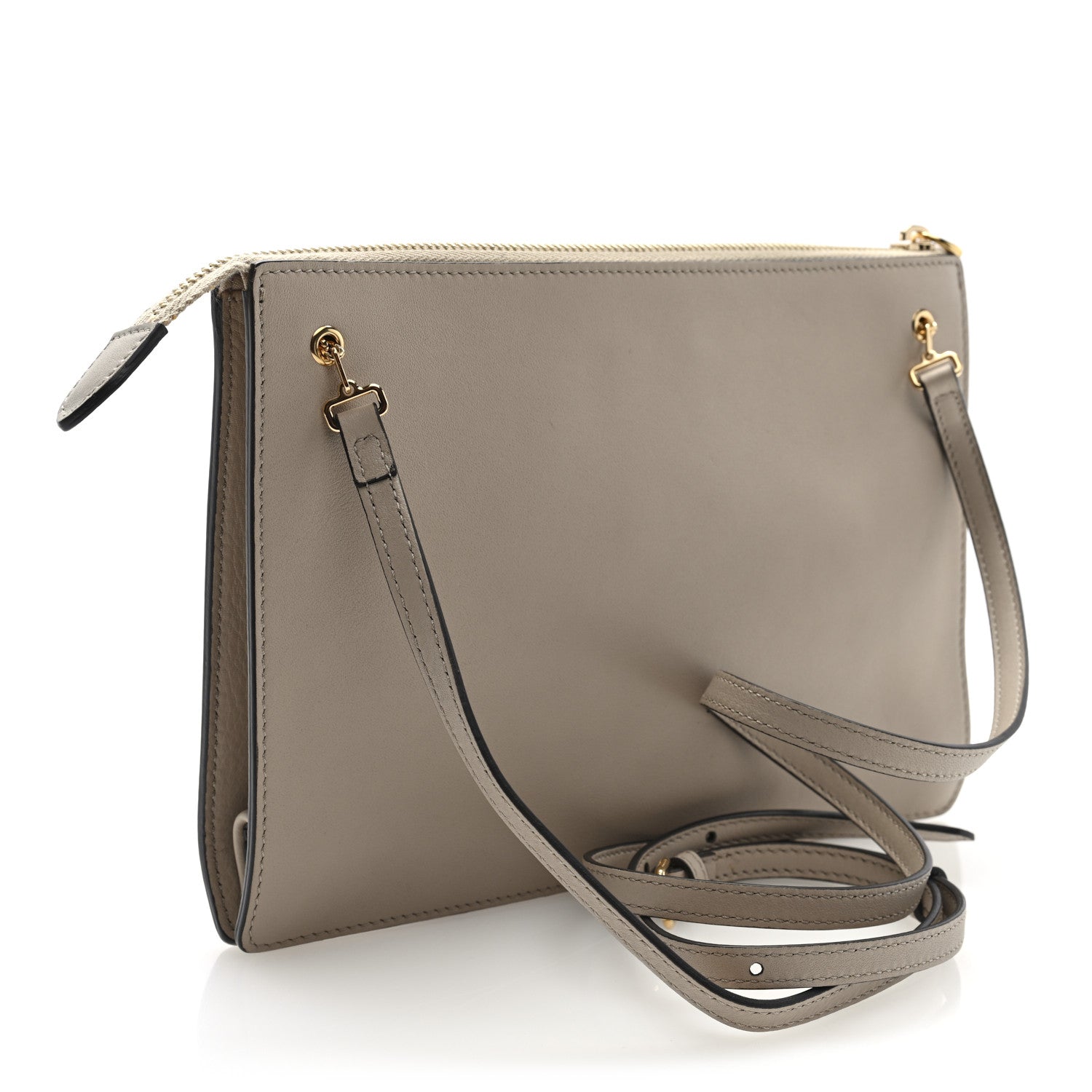 Fendi Vitello Dolce Studded Mini 2Jours Pouch Cuoio Multicolor 3 of 9