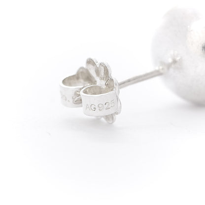 Tiffany Sterling Silver 10mm HardWear Ball Earrings 6 of 7