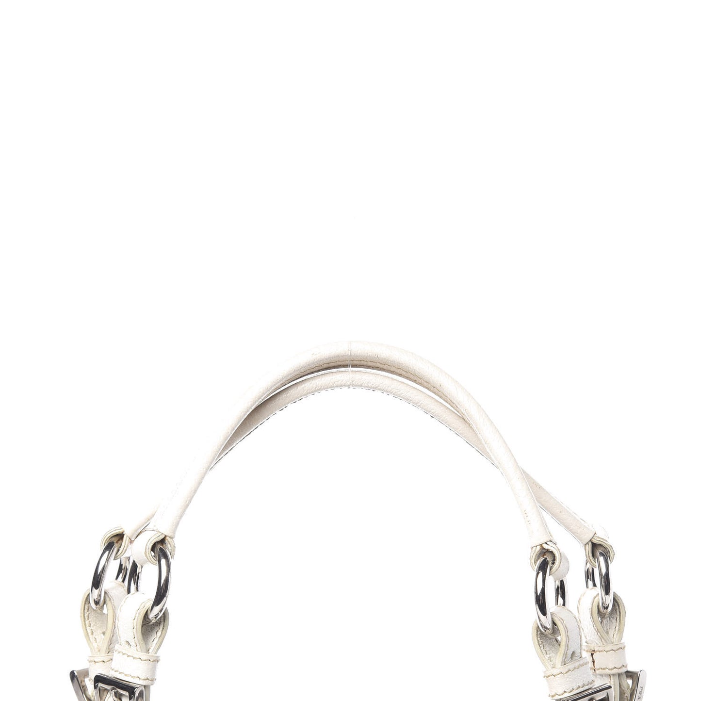 Canvas Calfskin Shoulder Bag