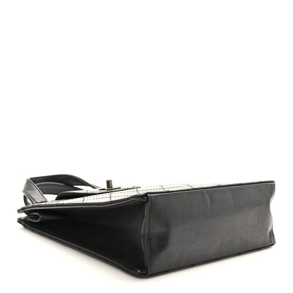 Chanel Lambskin Stitched Top Handle Tote Black 4 of 9