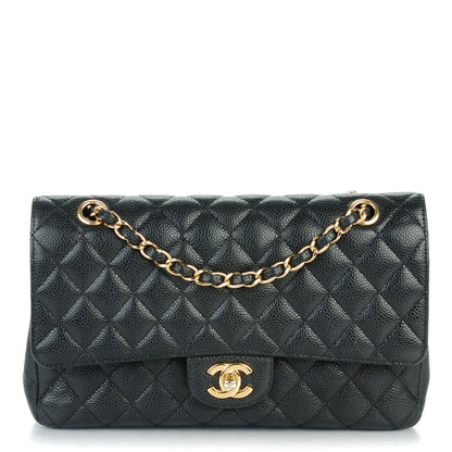 Chanel Caviar Quilted Medium Double Flap Black 1 of 6